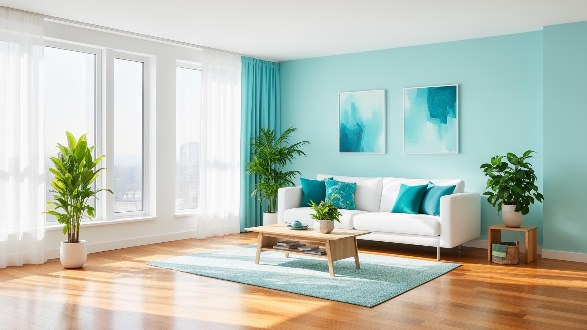 Bright clean modern home